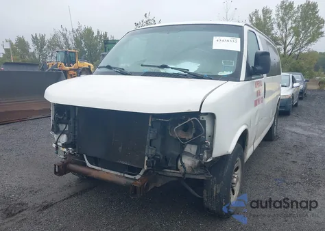 2013 GMC Savana 1500 Work Van из США, поврежденный, VIN 1GTS7AFX2D1178376